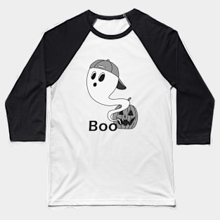 Boo - Ghost Baseball T-Shirt